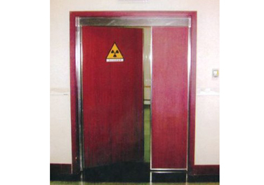 铅门可分为双扇对开门和单扇门